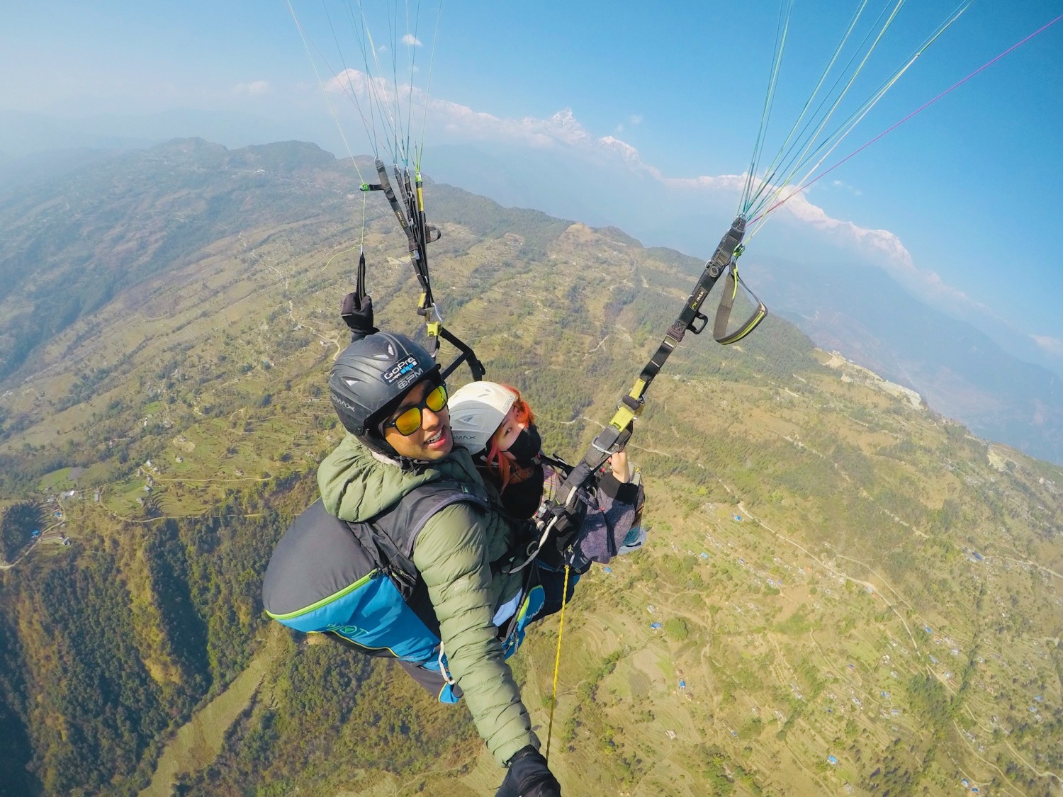 Cross Country Tendem Paragliding Flight